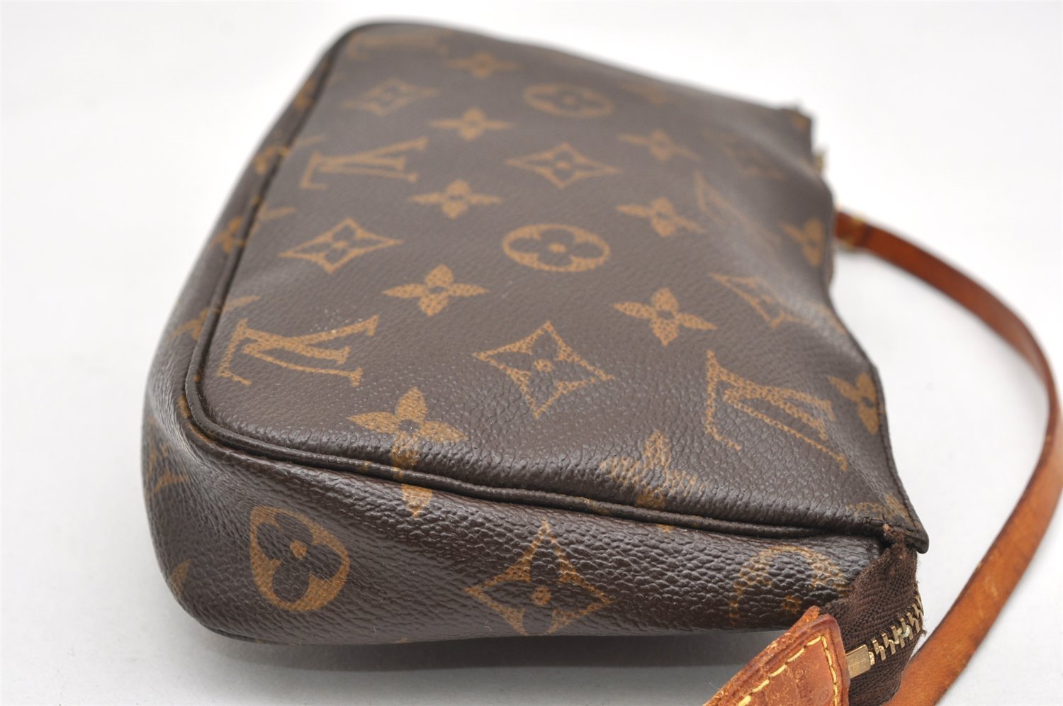 Authentic Louis Vuitton Monogram Pochette Accessoires Pouch M51980 LV 7153K