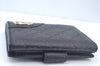 Authentic GUCCI Guccissima New Britt Wallet GG Leather 181594 Black Box 7154I