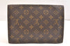 Authentic Louis Vuitton Monogram Pochette Rabat Clutch Bag Old Model LV 7154K