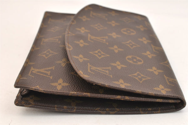 Authentic Louis Vuitton Monogram Pochette Rabat Clutch Bag Old Model LV 7154K