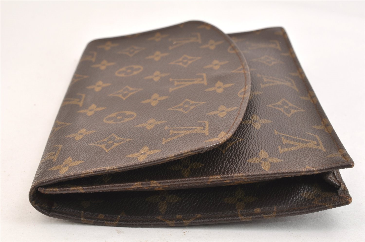 Authentic Louis Vuitton Monogram Pochette Rabat Clutch Bag Old Model LV 7154K