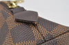 Authentic Louis Vuitton Damier Pochette Cosmetic PM Pouch N47516 LV 7155I