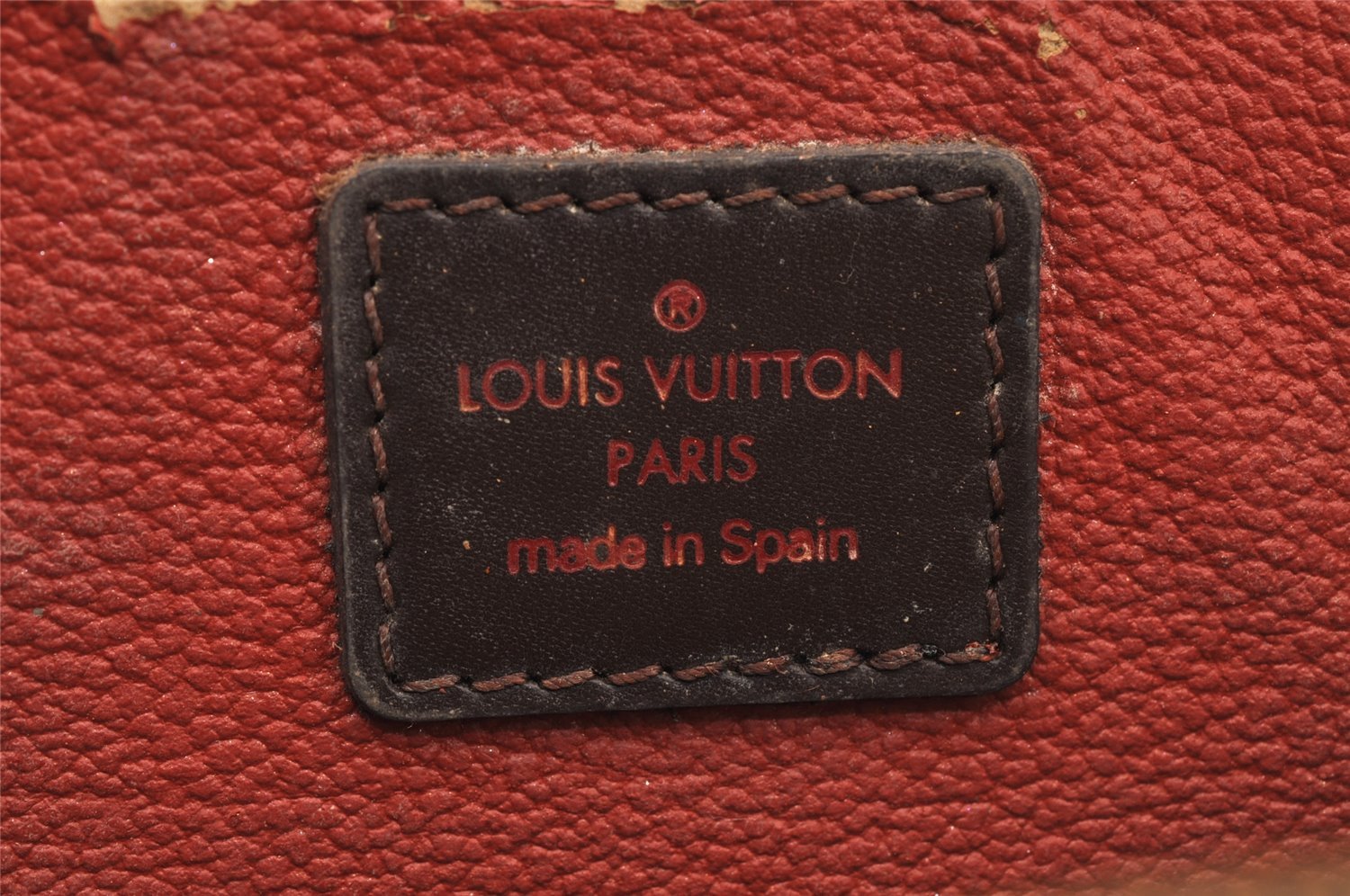 Authentic Louis Vuitton Damier Pochette Cosmetic PM Pouch N47516 LV 7155I