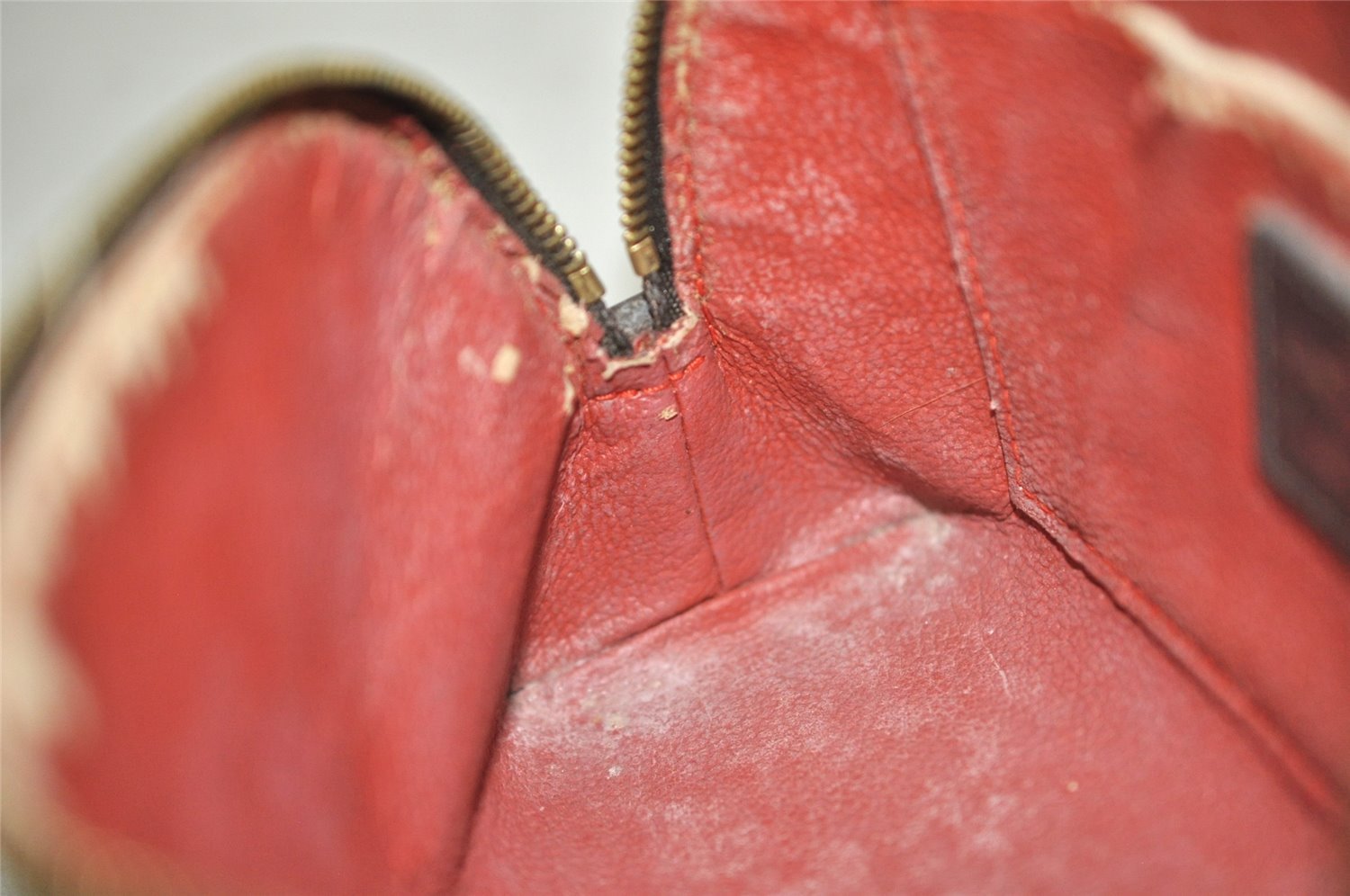 Authentic Louis Vuitton Damier Pochette Cosmetic PM Pouch N47516 LV 7155I