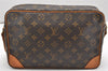 Authentic Louis Vuitton Monogram Trocadero 30 Shoulder Cross Bag M51272 LV 7155K