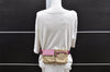 Authentic GUCCI Sherry Line Waist Body Bag GG Canvas Leather 162962 Beige 7156I