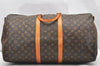 Authentic Louis Vuitton Monogram Keepall Bandouliere 55 M41414 Boston Bag 7156K