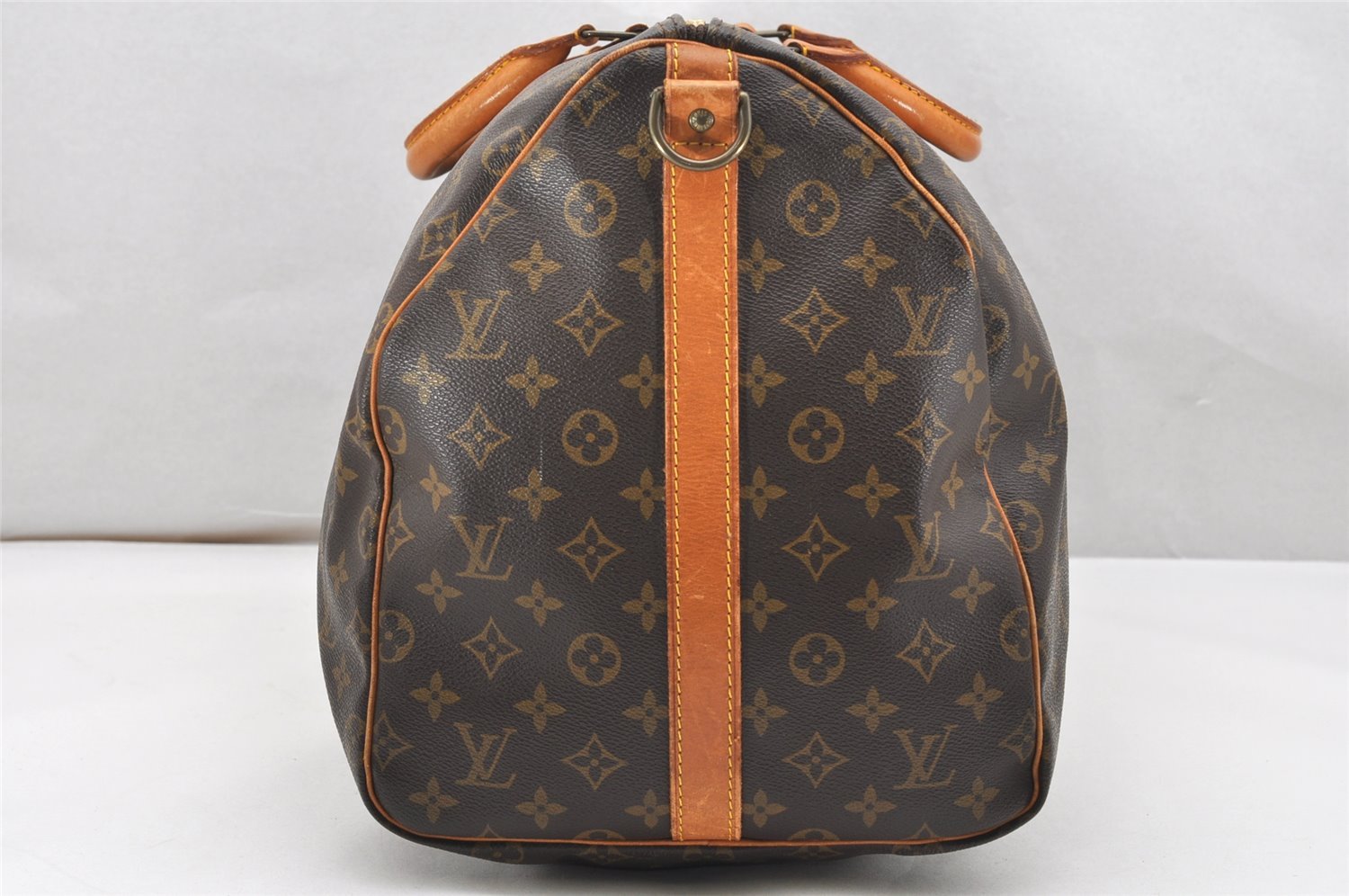 Authentic Louis Vuitton Monogram Keepall Bandouliere 55 M41414 Boston Bag 7156K