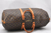 Authentic Louis Vuitton Monogram Keepall Bandouliere 55 M41414 Boston Bag 7156K