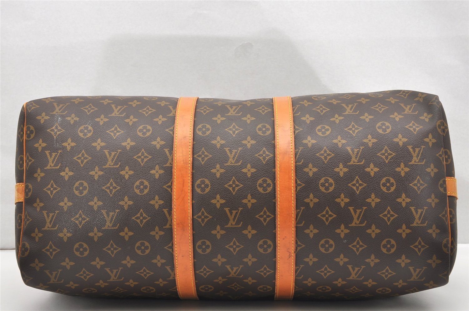 Authentic Louis Vuitton Monogram Keepall Bandouliere 55 M41414 Boston Bag 7156K