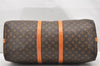 Authentic Louis Vuitton Monogram Keepall Bandouliere 55 M41414 Boston Bag 7156K