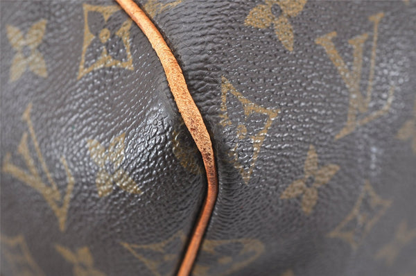 Authentic Louis Vuitton Monogram Keepall Bandouliere 55 M41414 Boston Bag 7156K