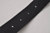 Authentic GUCCI Double G Leather Belt Size 90cm 35.4" Black 414516 Box 7157I