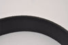 Authentic GUCCI Double G Leather Belt Size 90cm 35.4" Black 414516 Box 7157I