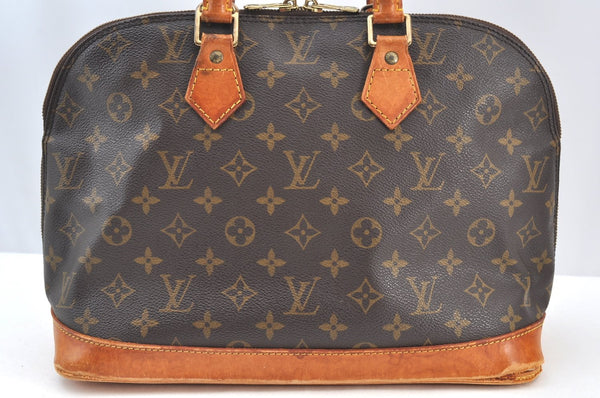 Authentic Louis Vuitton Monogram Alma Hand Bag Purse M51130 LV 7160H