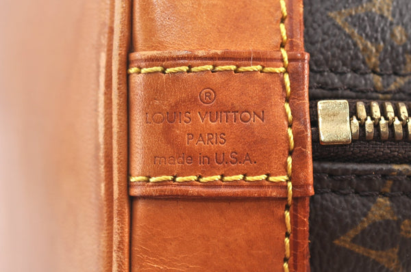 Authentic Louis Vuitton Monogram Alma Hand Bag Purse M51130 LV 7160H
