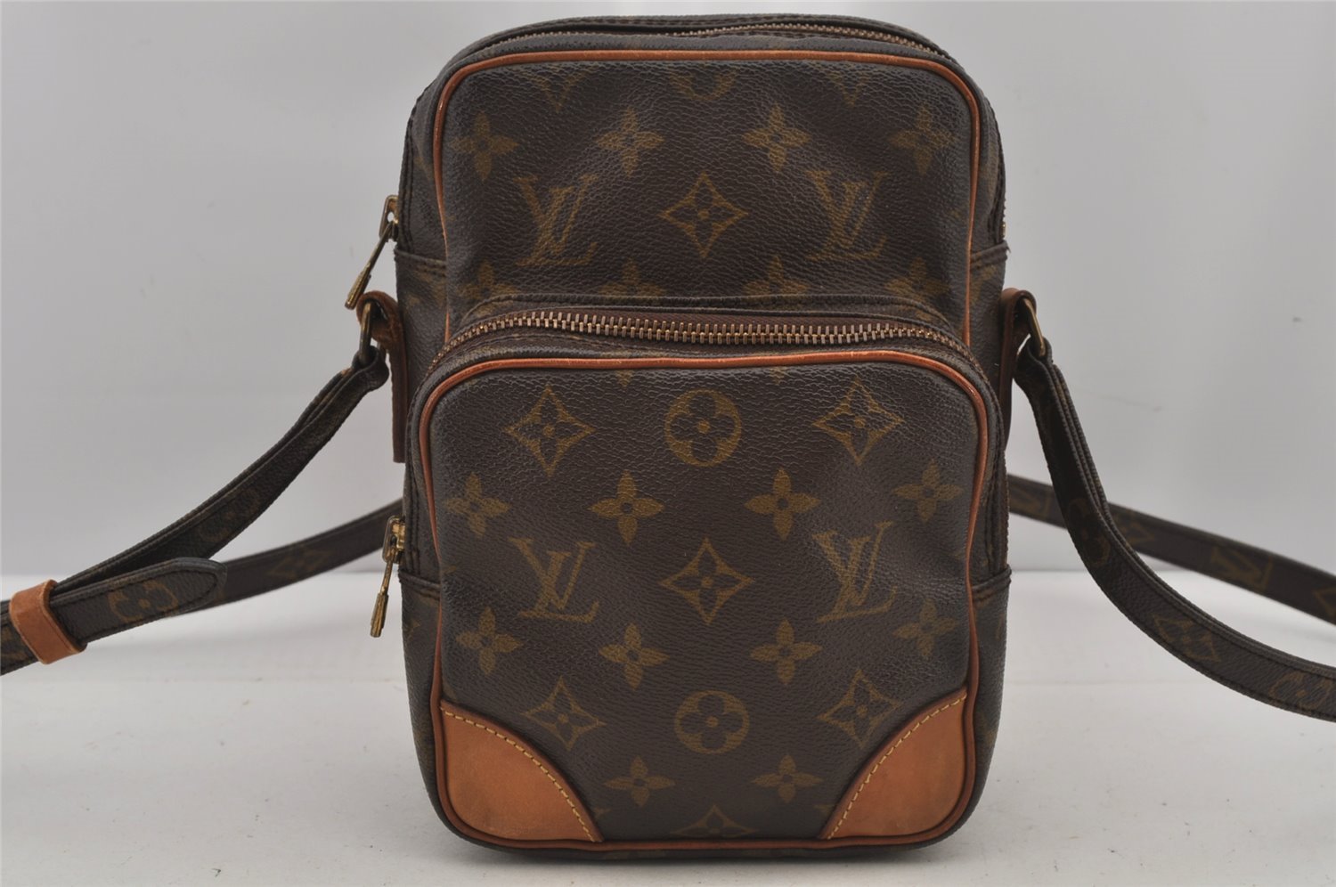 Authentic Louis Vuitton Monogram Amazone Shoulder Cross Body Bag M45236 LV 7161J