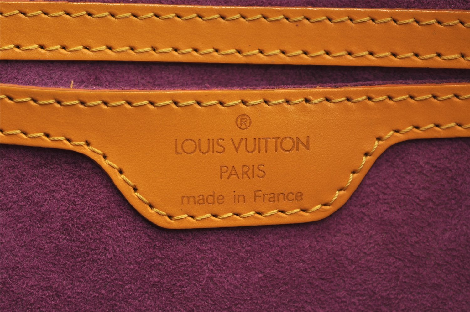 Louis Vuitton Epi Saint Jacques Poignet Long Shoulder Bag Yellow M52339 LV 7162I