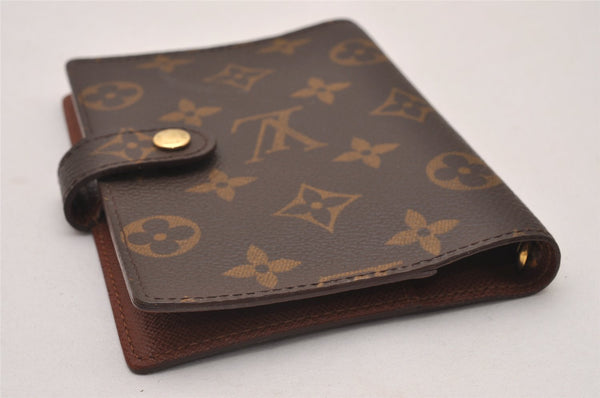 Authentic Louis Vuitton Monogram Agenda PM Notebook Cover R20005 LV 7163I
