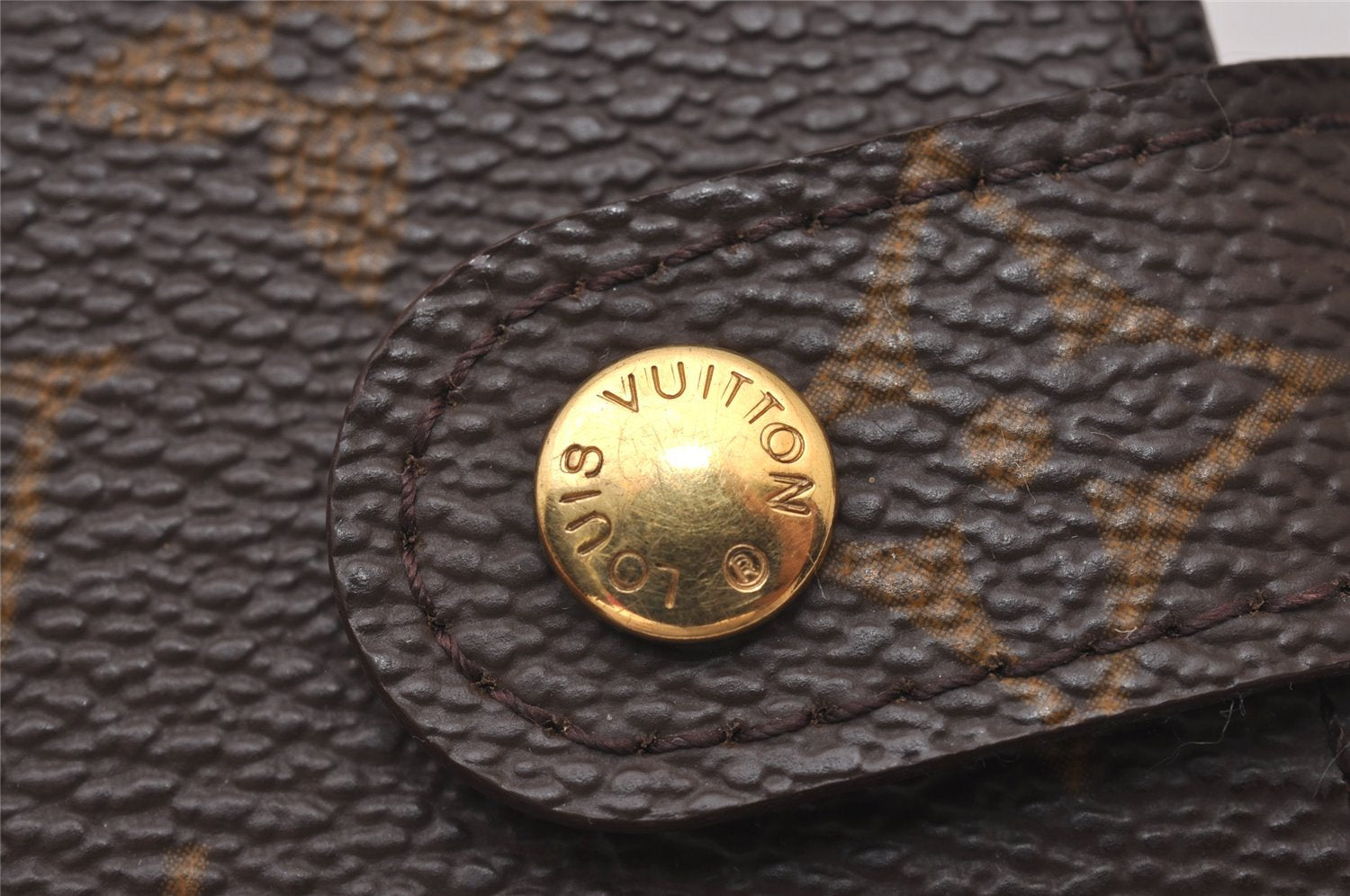 Authentic Louis Vuitton Monogram Agenda PM Notebook Cover R20005 LV 7163I