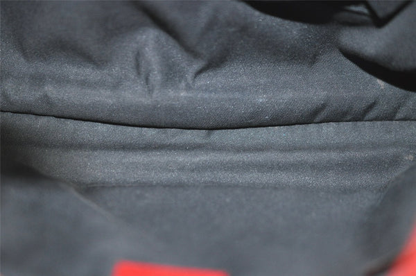 Authentic GUCCI Abbey Shoulder Hand Bag GG Canvas Leather 130738 Navy 7163J