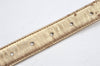 Authentic CHANEL Calf Skin Belt CC Logo Turnlock 61.5-72cm 24.2-28.3" Gold 7163K