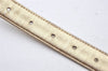 Authentic CHANEL Calf Skin Belt CC Logo Turnlock 61.5-72cm 24.2-28.3" Gold 7163K