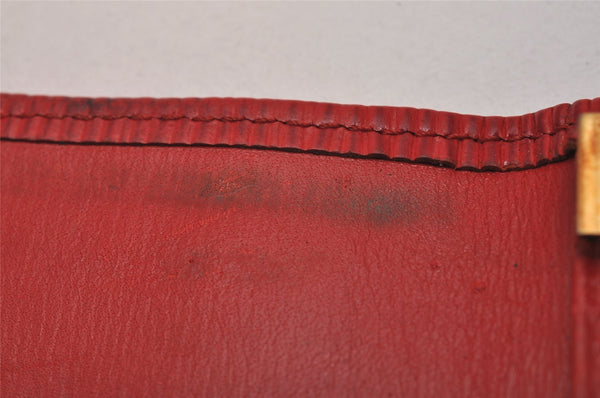 Authentic Louis Vuitton Epi Multicles 6 Key Case Red M63817 LV 7164I