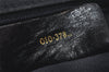 Authentic GUCCI Sherry Line Hand Tote Bag GG PVC Leather Navy Blue Junk 7165K