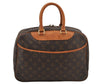 Authentic Louis Vuitton Monogram Deauville Hand Bag M47270 LV 7170J