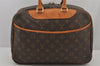 Authentic Louis Vuitton Monogram Deauville Hand Bag M47270 LV 7170J