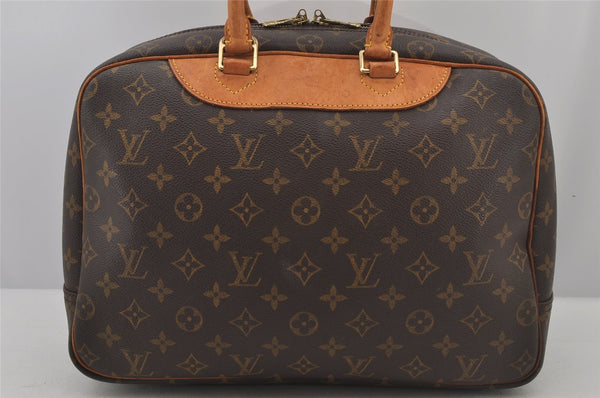Authentic Louis Vuitton Monogram Deauville Hand Bag M47270 LV 7170J