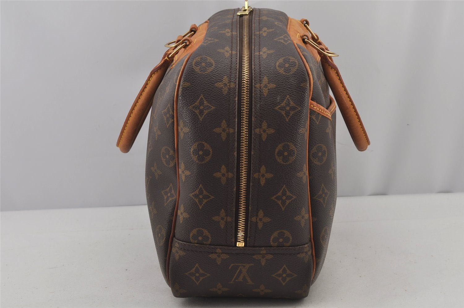 Authentic Louis Vuitton Monogram Deauville Hand Bag M47270 LV 7170J