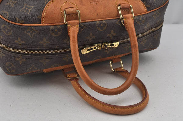 Authentic Louis Vuitton Monogram Deauville Hand Bag M47270 LV 7170J
