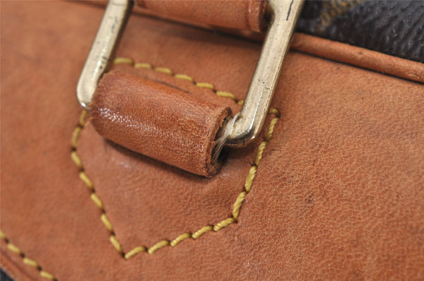 Authentic Louis Vuitton Monogram Deauville Hand Bag M47270 LV 7170J