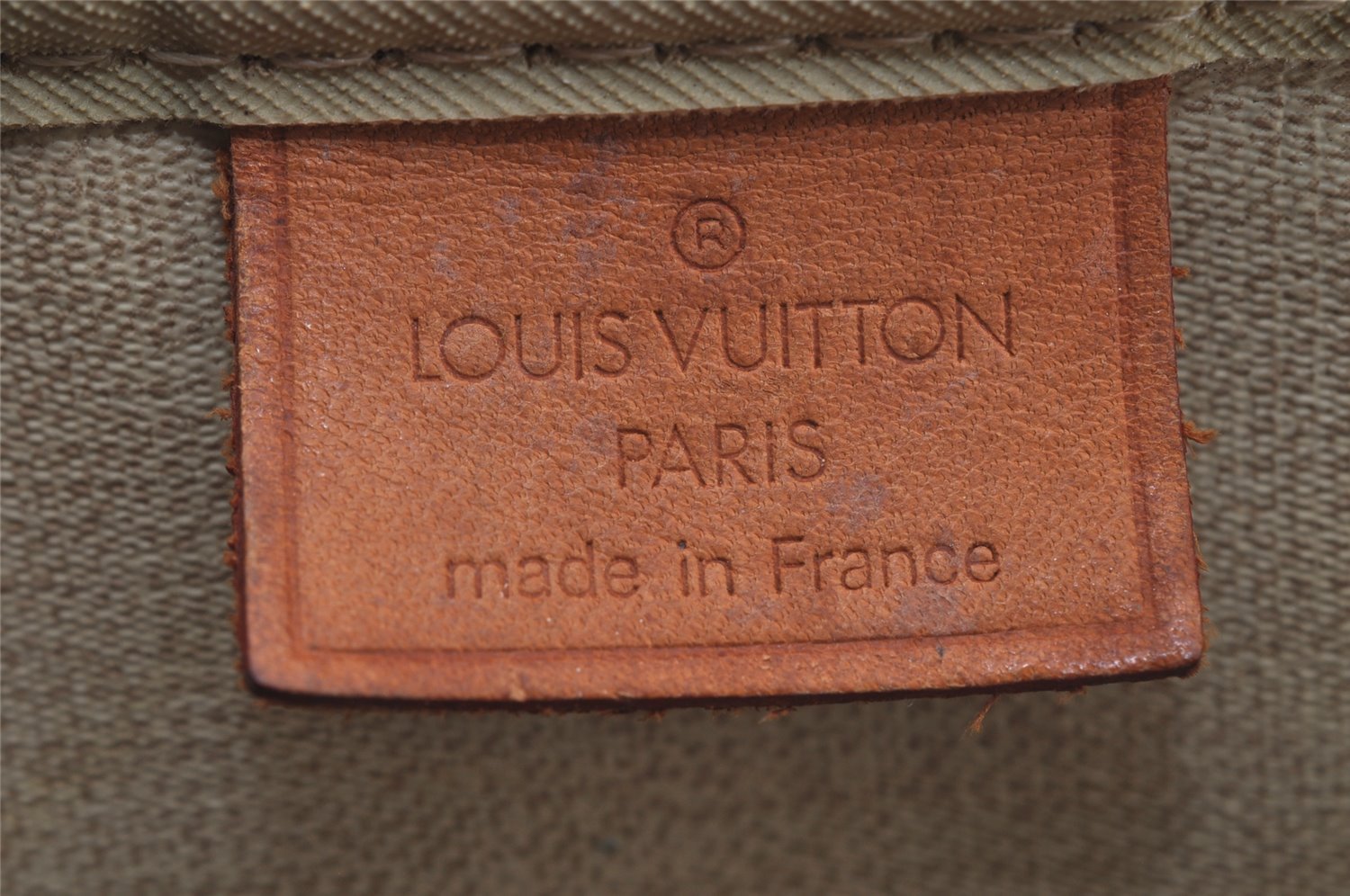 Authentic Louis Vuitton Monogram Deauville Hand Bag M47270 LV 7170J
