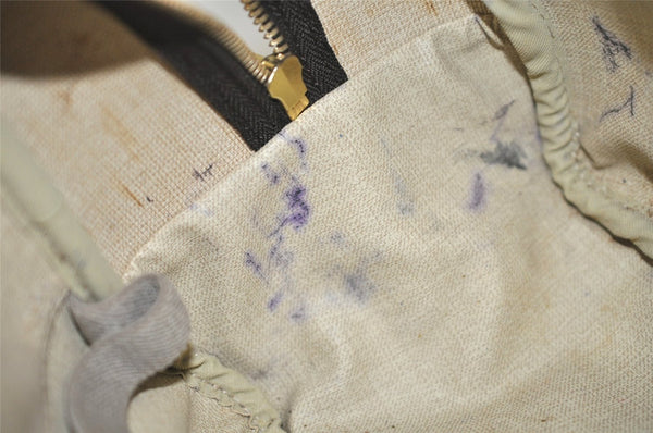 Authentic Louis Vuitton Monogram Deauville Hand Bag M47270 LV 7170J