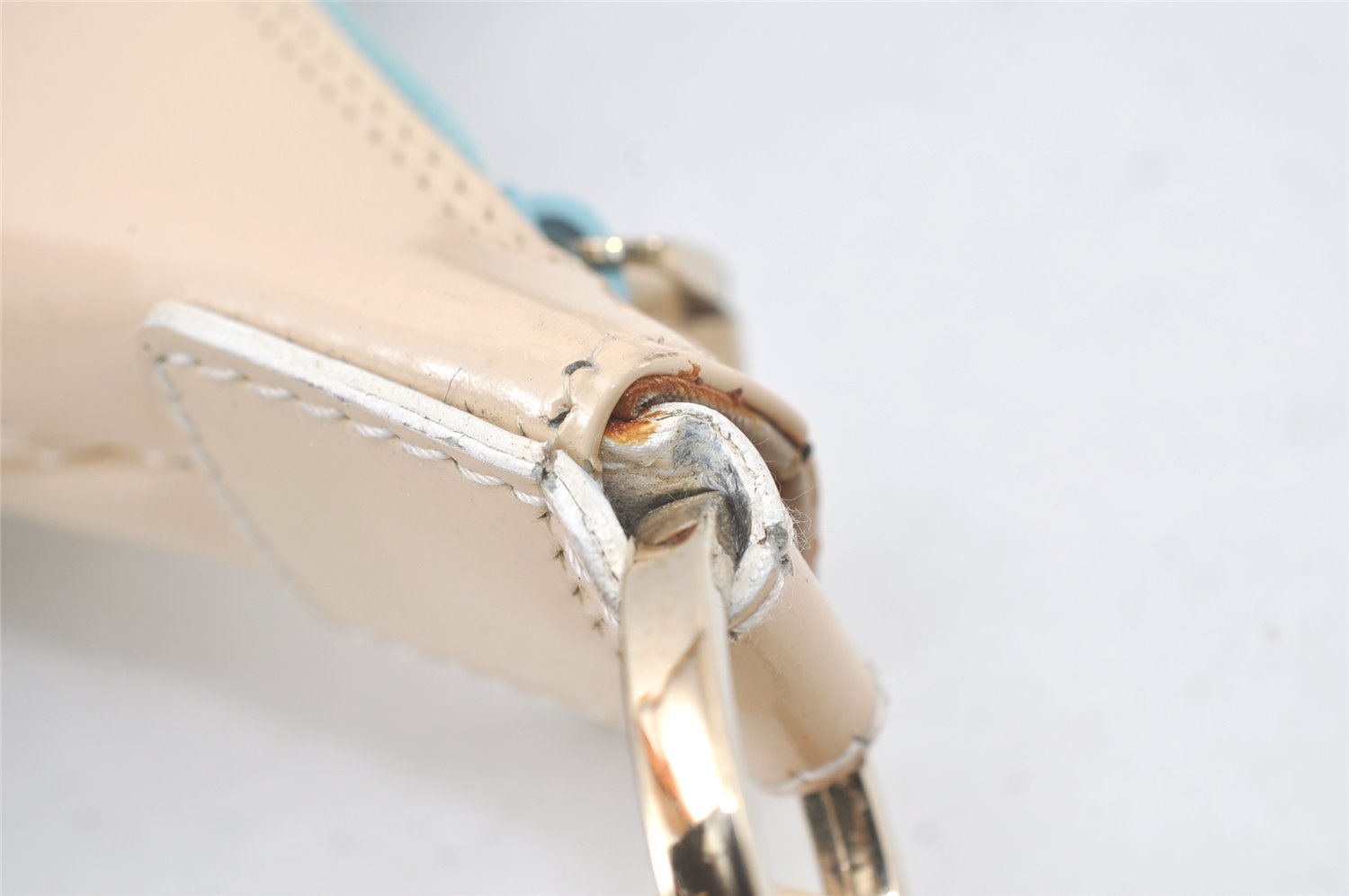 Authentic GUCCI Shoulder Hand Bag GG Canvas Enamel 0014158 Light Blue 7172K