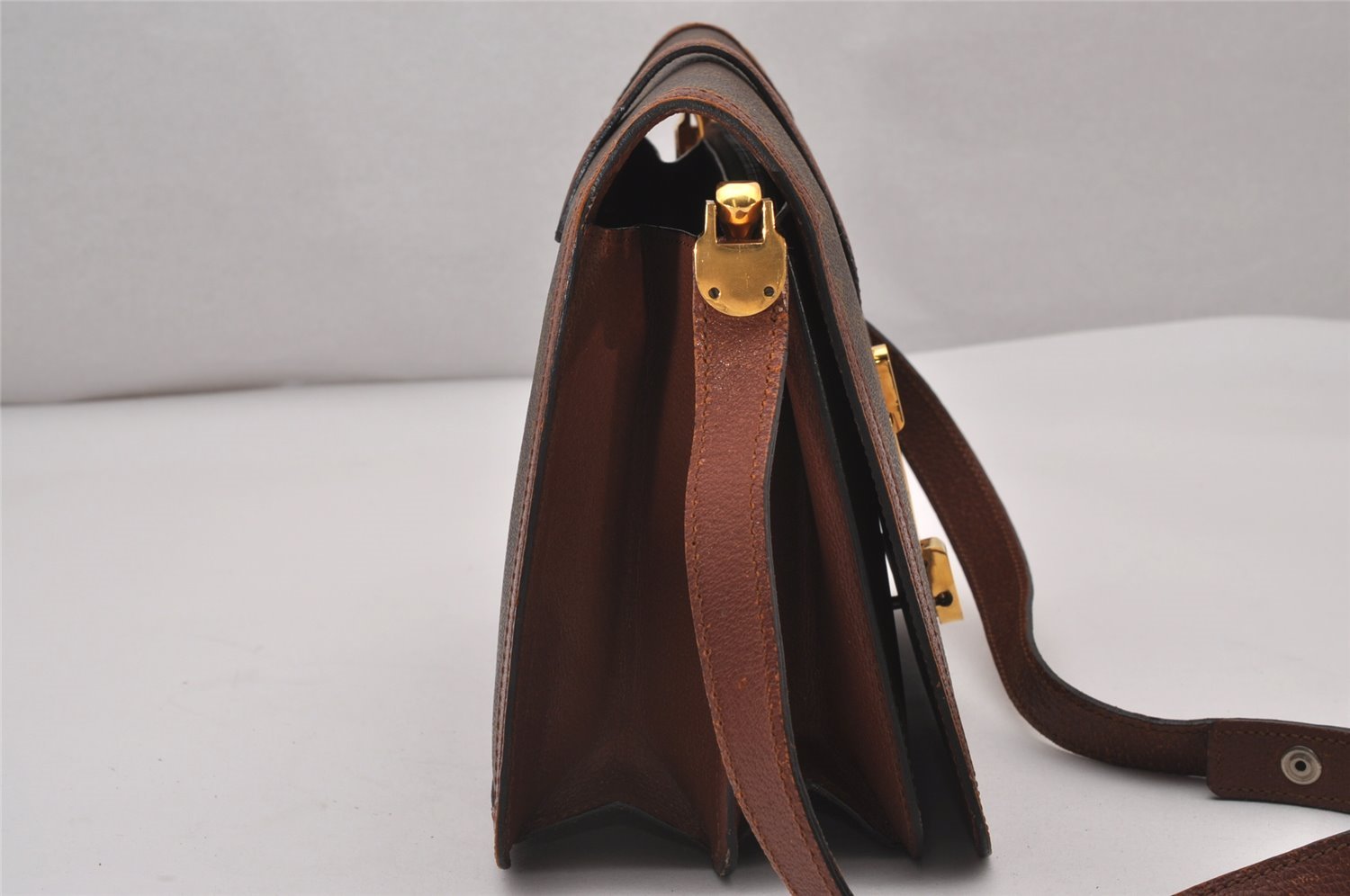 Authentic Louis Vuitton Monogram Rond Point Shoulder Cross Bag M51412 LV 7173I