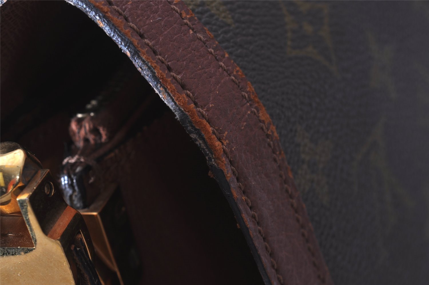 Authentic Louis Vuitton Monogram Rond Point Shoulder Cross Bag M51412 LV 7173I