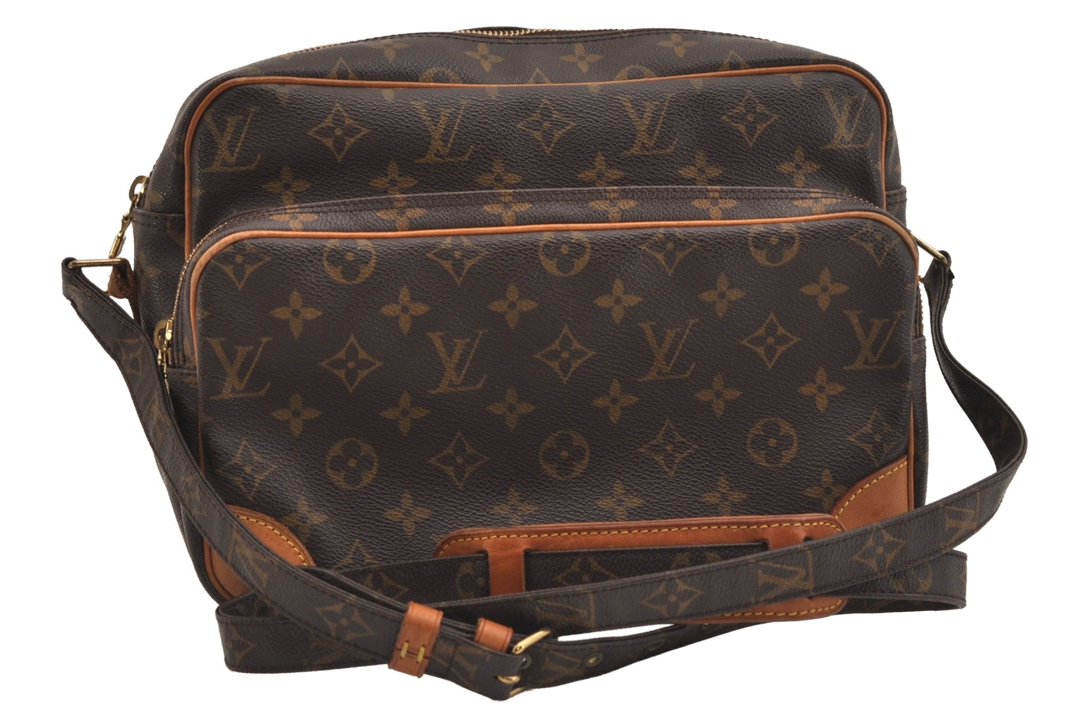 Authentic Louis Vuitton Monogram Nile Shoulder Cross Body Bag M45244 LV 7173J