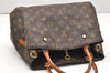 Authentic Louis Vuitton Monogram Montaigne MM 2Way Hand Bag M41056 LV 7174K