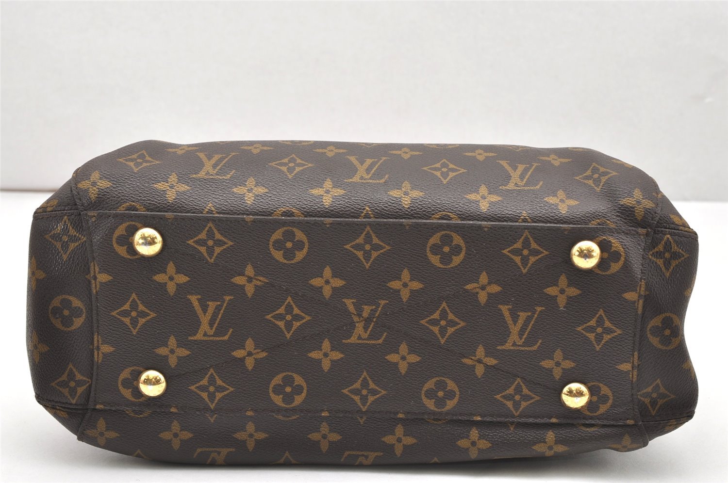 Authentic Louis Vuitton Monogram Montaigne MM 2Way Hand Bag M41056 LV 7174K