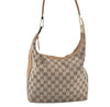 Authentic GUCCI Vintage Shoulder Bag Purse GG Canvas Leather 0013814 Brown 7178J