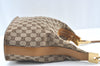 Authentic GUCCI Vintage Shoulder Bag Purse GG Canvas Leather 0013814 Brown 7178J
