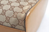 Authentic GUCCI Vintage Shoulder Bag Purse GG Canvas Leather 0013814 Brown 7178J