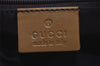 Authentic GUCCI Vintage Shoulder Bag Purse GG Canvas Leather 0013814 Brown 7178J