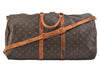 Authentic Louis Vuitton Monogram Keepall Bandouliere 55 M41414 Boston Bag 7178K