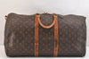 Authentic Louis Vuitton Monogram Keepall Bandouliere 55 M41414 Boston Bag 7178K