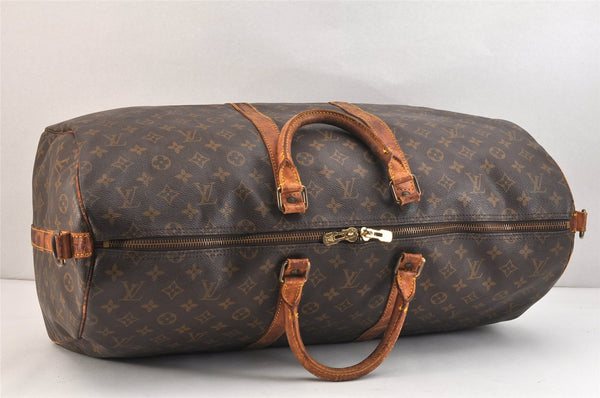 Authentic Louis Vuitton Monogram Keepall Bandouliere 55 M41414 Boston Bag 7178K